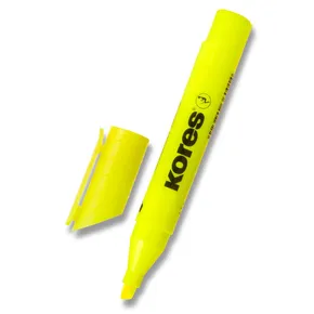 Zvýrazňovač Kores High Liner Plus žltý 0,5–5 mm